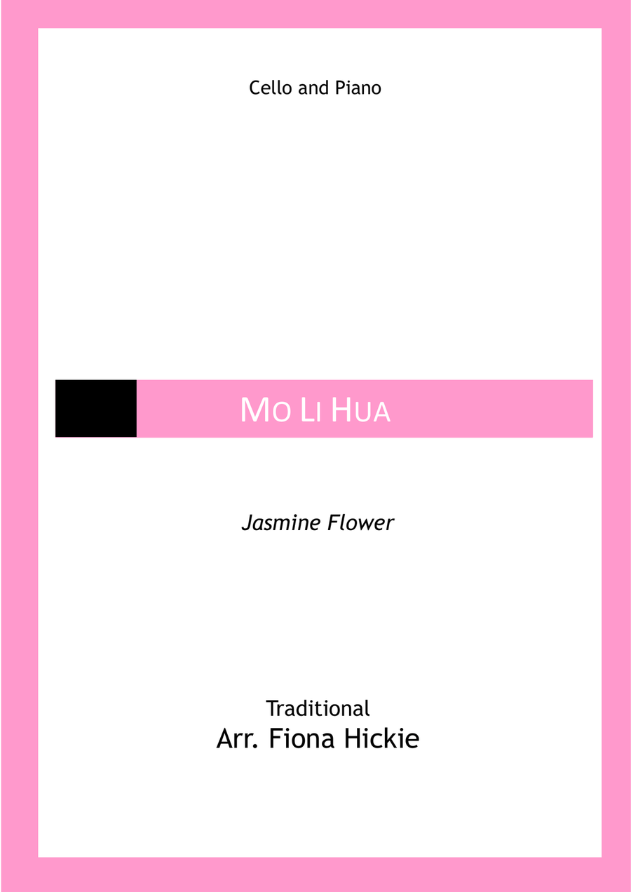 Mo Li Hua - Jasmine Flower Piano scores gallery preview page 1