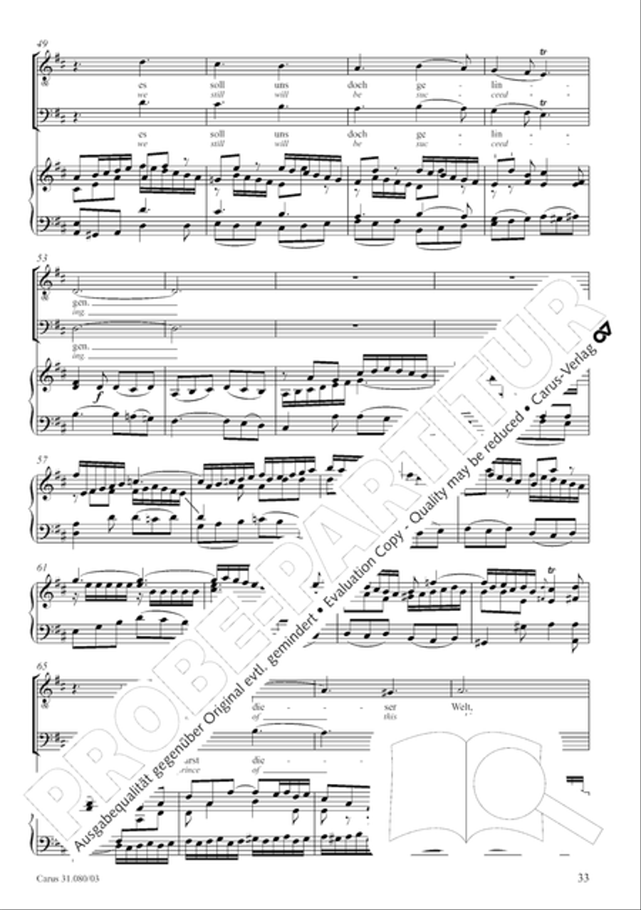 A mighty fortress is our God (Ein feste Burg ist unser Gott) A mighty fortress is our God (Ein feste Burg ist unser Gott) 4-Part scores gallery preview page 33