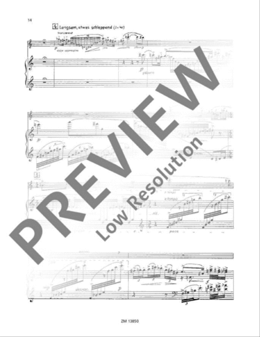Music Clarinet Solo scores gallery preview page 15
