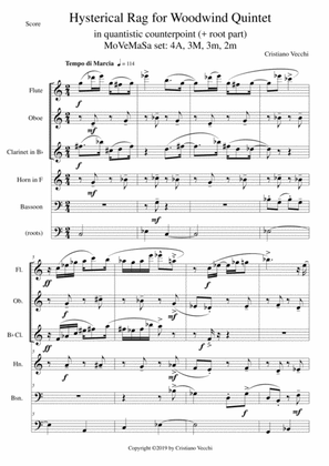 Hysterical Rag for Woodwind Quintet