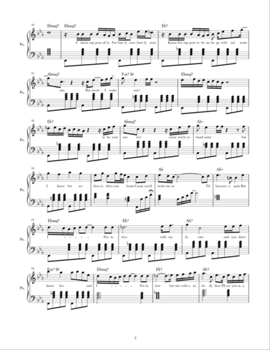 My Future Piano Solo scores gallery preview page 2
