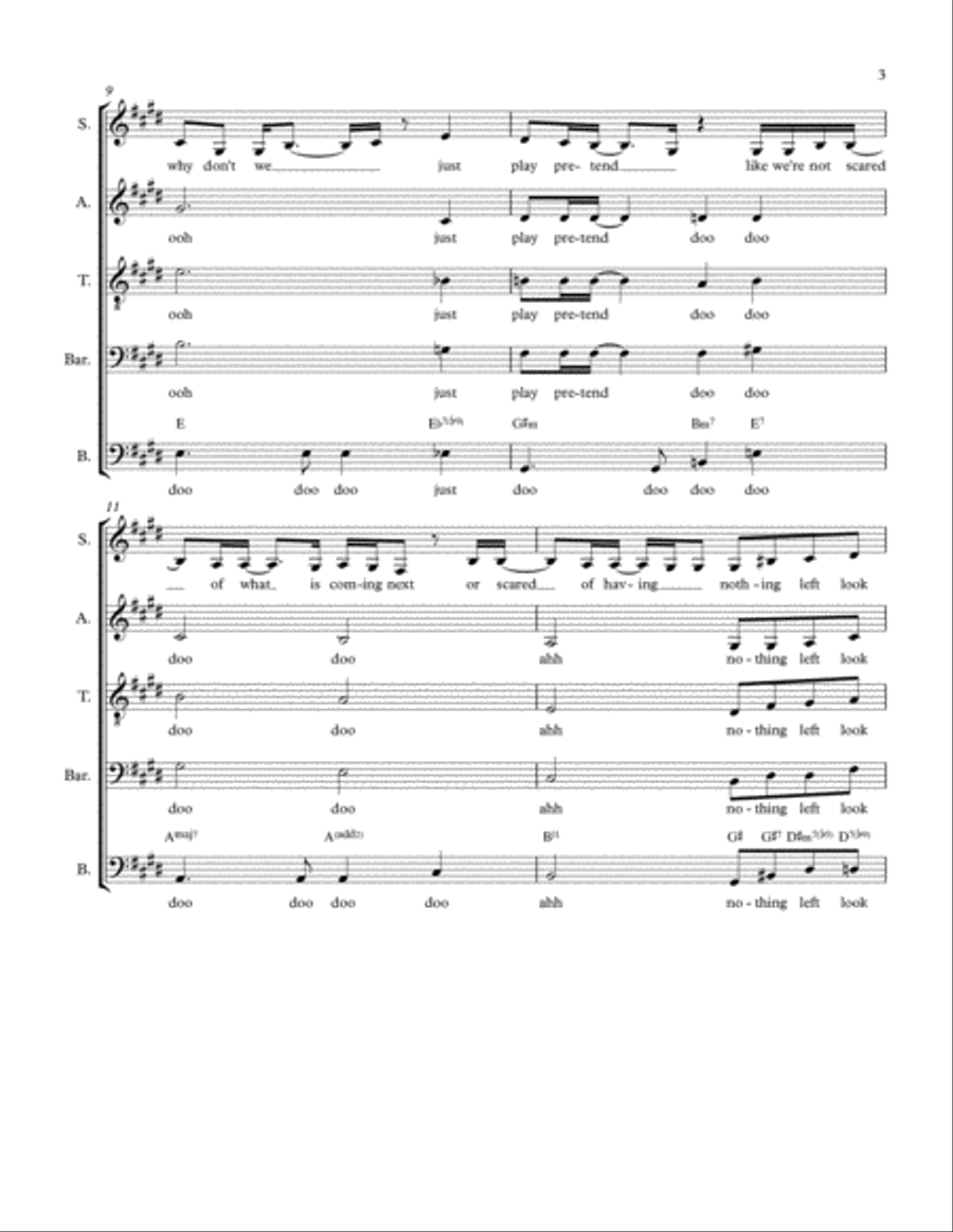 All I Ask 4-Part scores gallery preview page 3