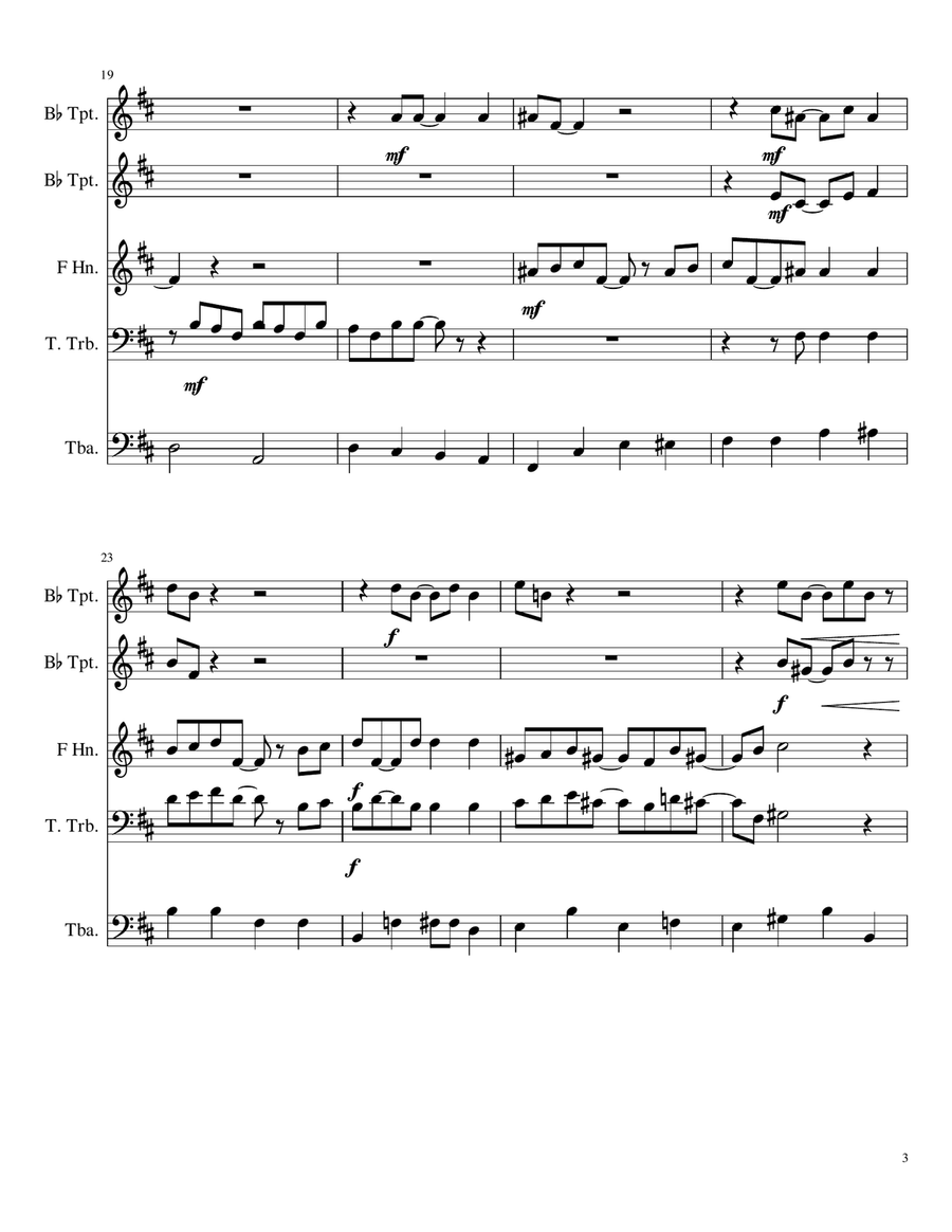 Ain't That A Kick In The Head Brass Ensemble - Digital Sheet Music page 3