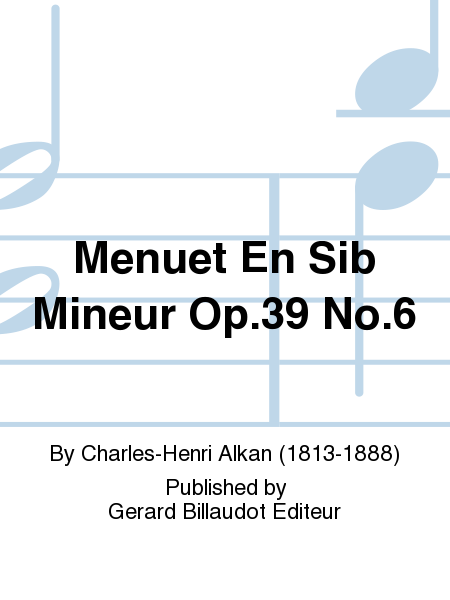 Menuet En Sib Mineur Op.39 No.6