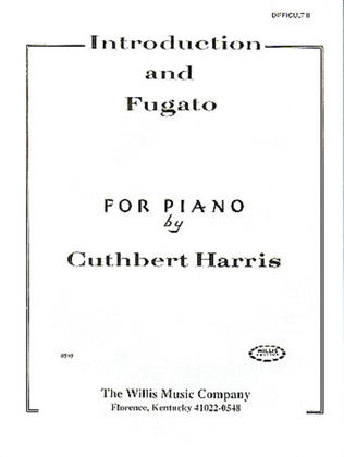Book cover for Introduction and Fugato