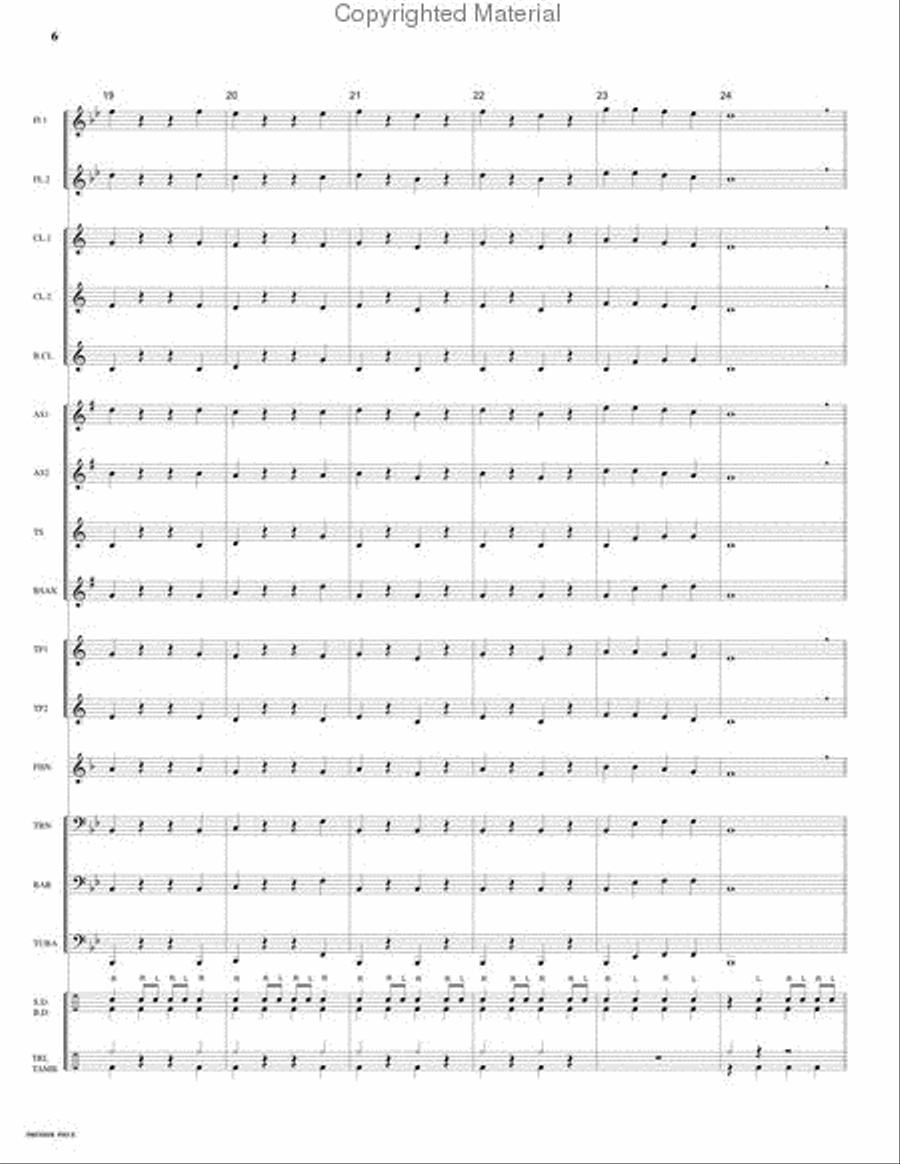 Premier Piece Premier Piece Concert Band scores gallery preview page 6