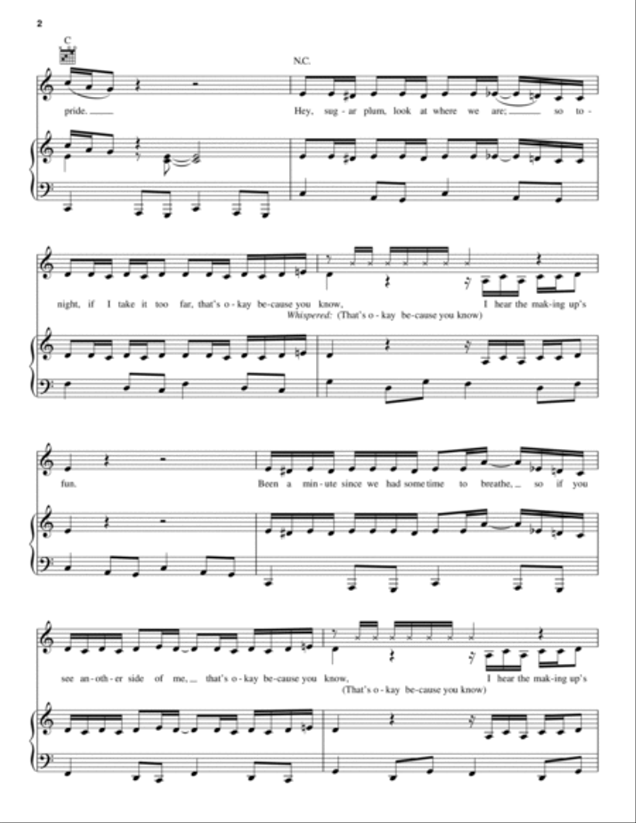 Man Of The Woods Man Of The Woods Piano, Vocal, Guitar scores gallery preview page 2