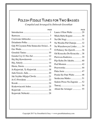 Polish Fiddle Tunes for Two Basses