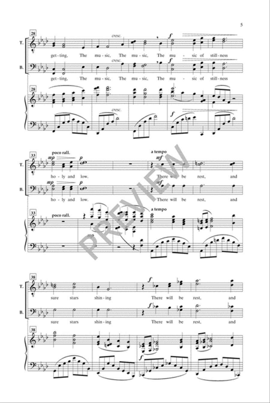 Stars I Shall Find (TTBB) TTBB scores gallery preview page 6