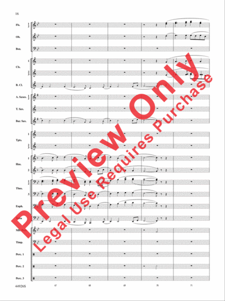Australiana Concert Band scores gallery preview page 17