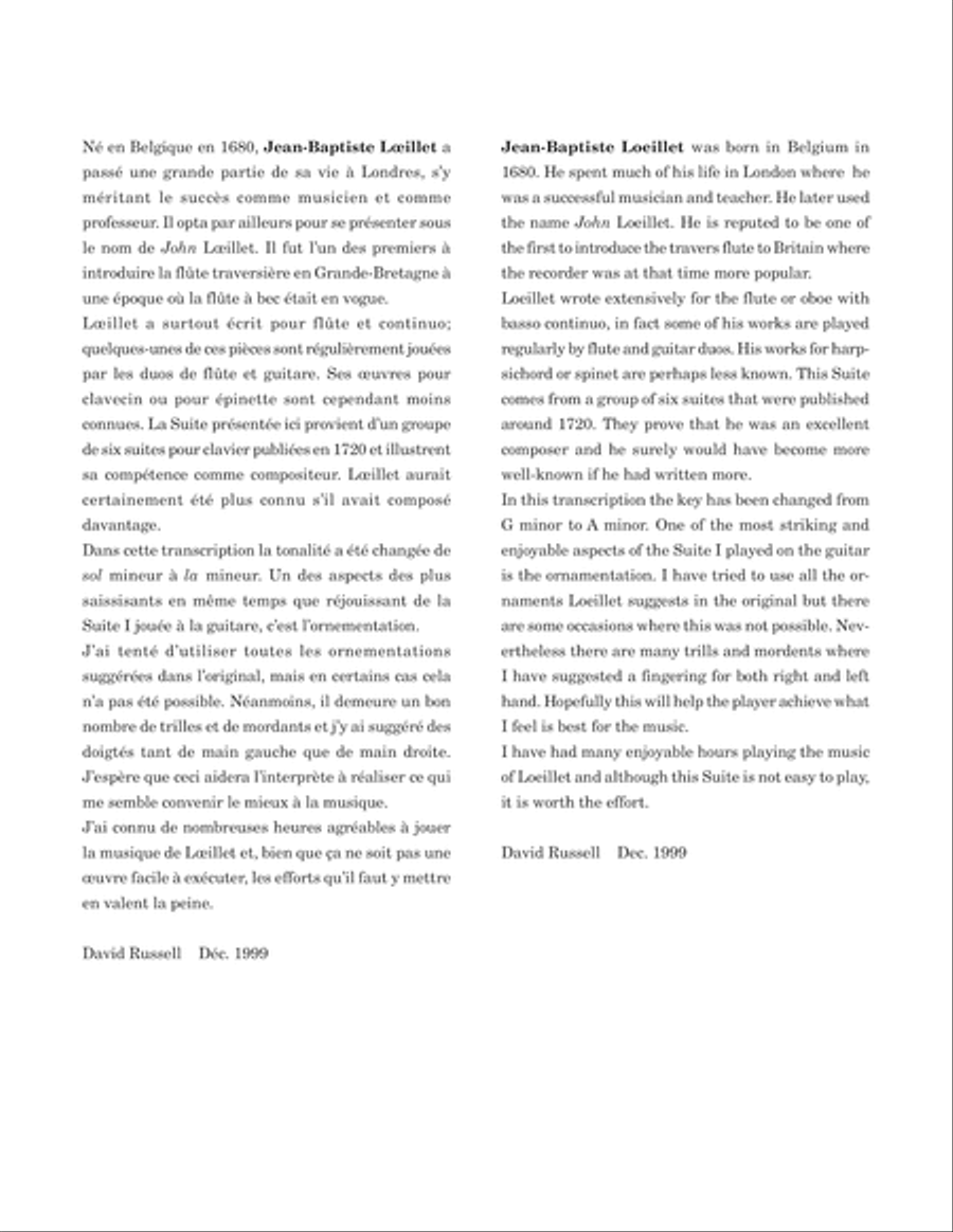 Suite I Classical Guitar scores gallery preview page 3