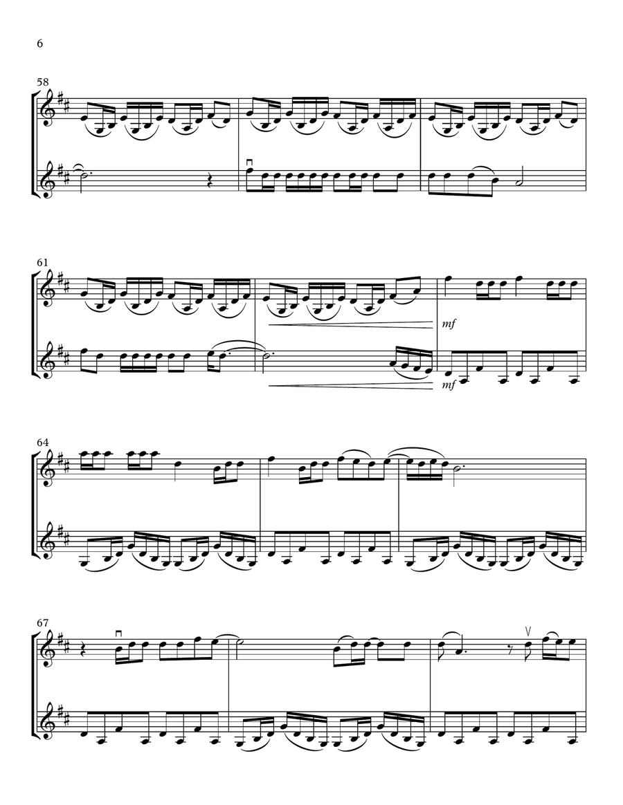 Invisible String String Duet scores gallery preview page 6