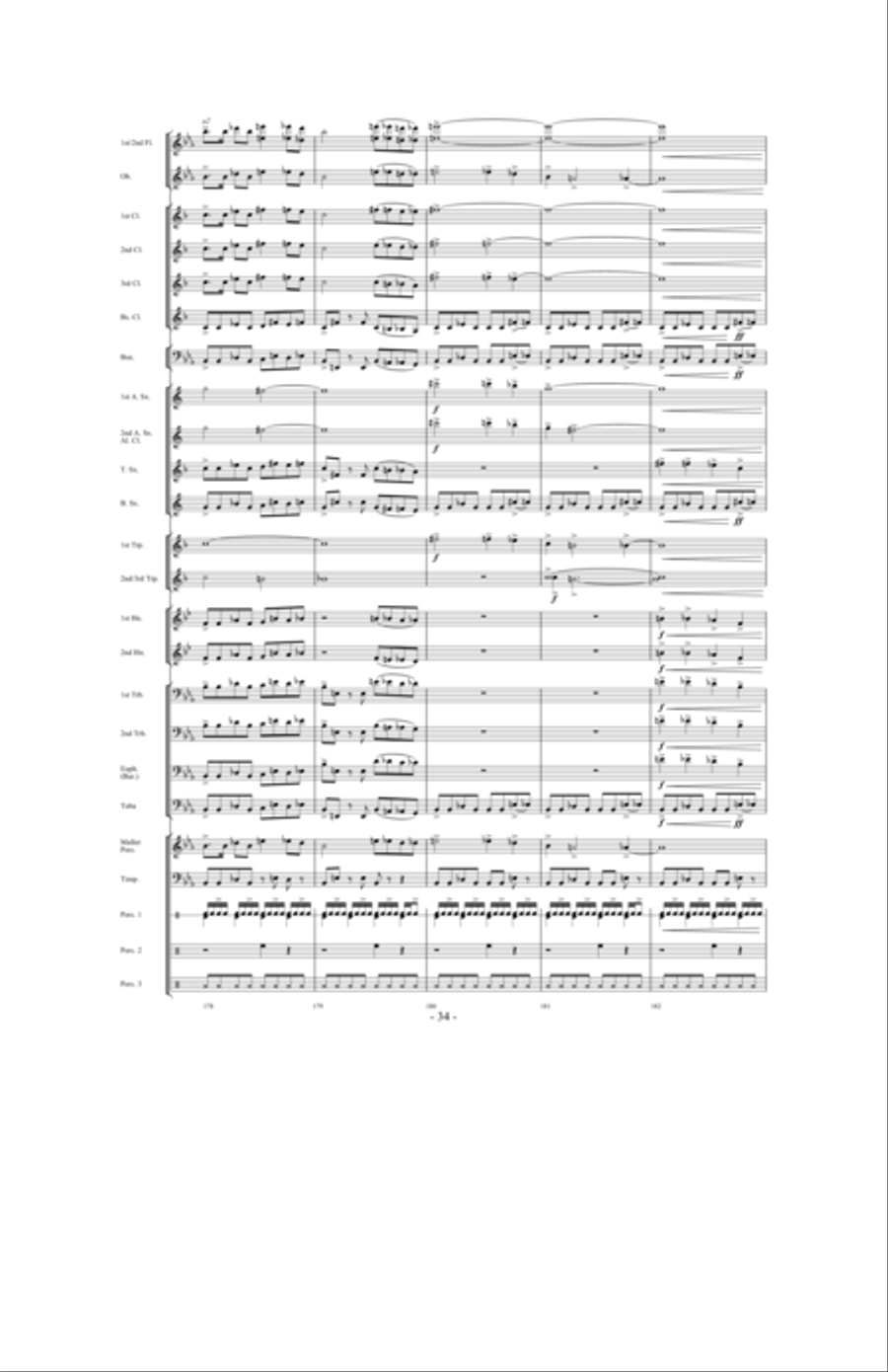 Valley of the Kings Valley of the Kings Concert Band scores gallery preview page 33