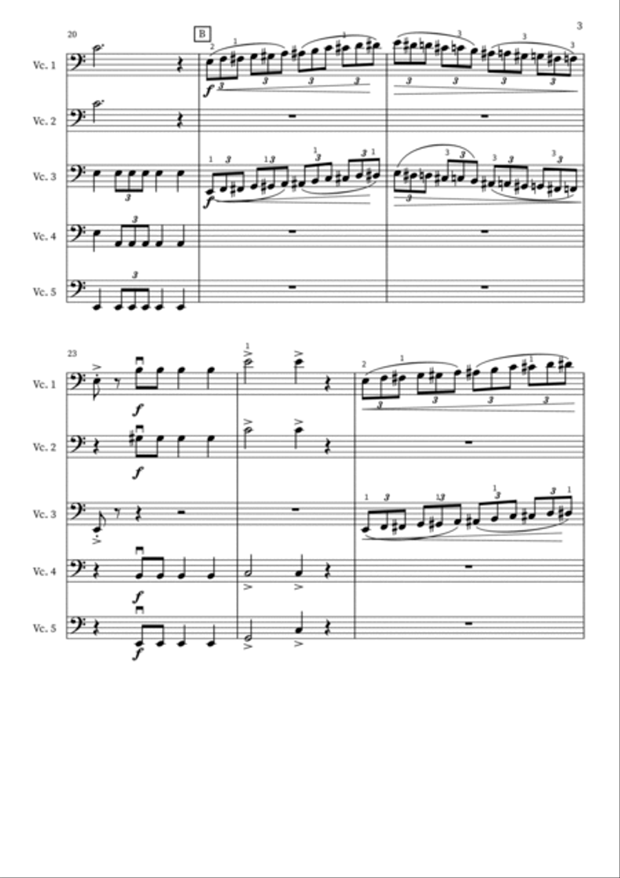 Carnival Of The Animals School and Community scores gallery preview page 3