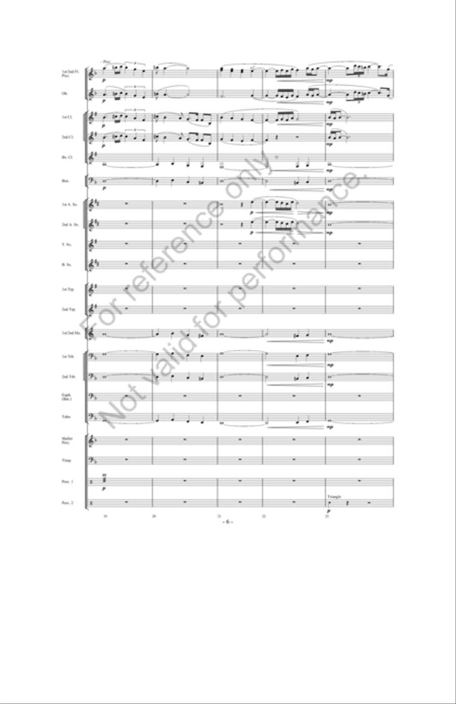 Zeus: King Of The Gods Concert Band scores gallery preview page 5