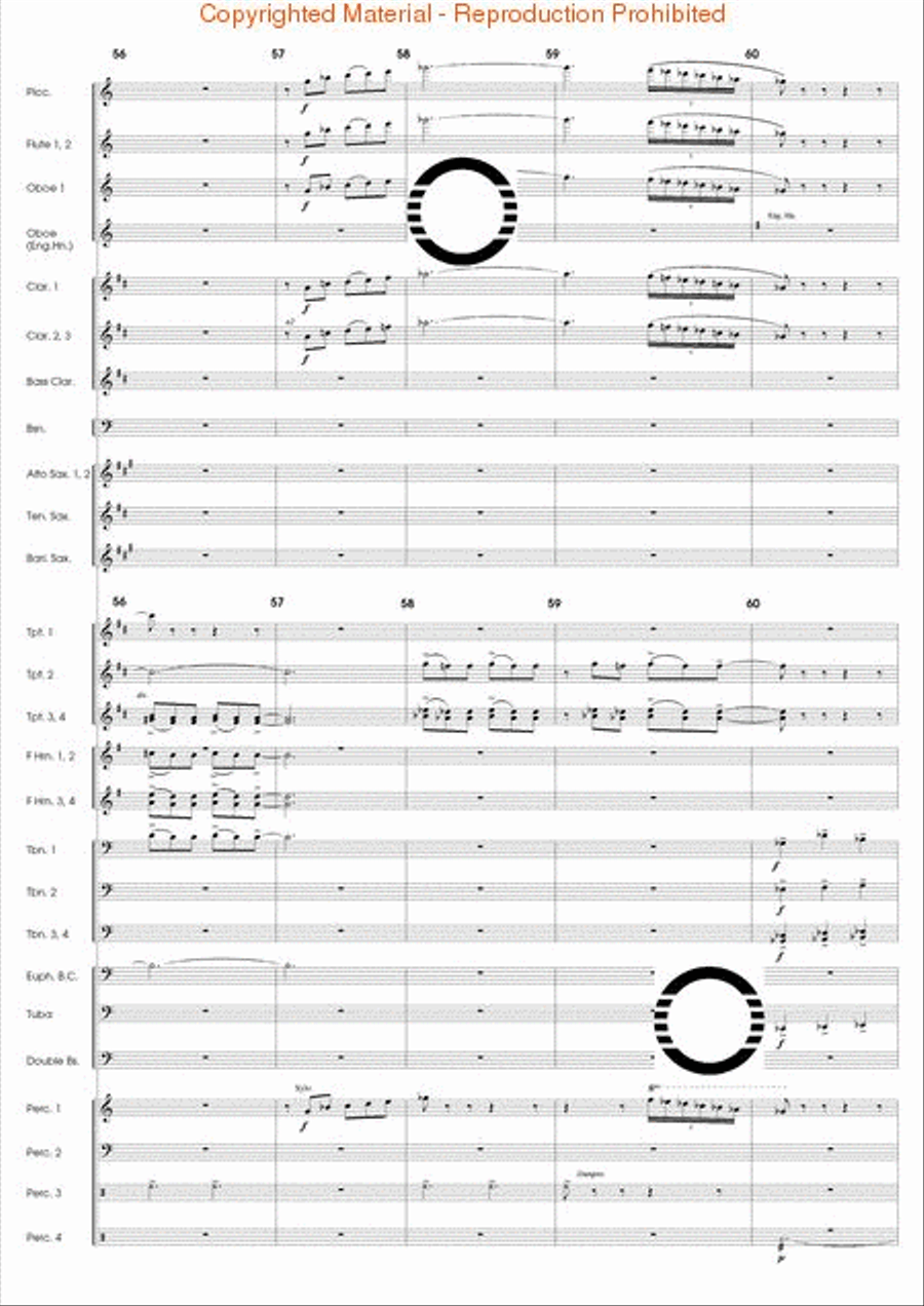 The Eagle's Flight Concert Band scores gallery preview page 13