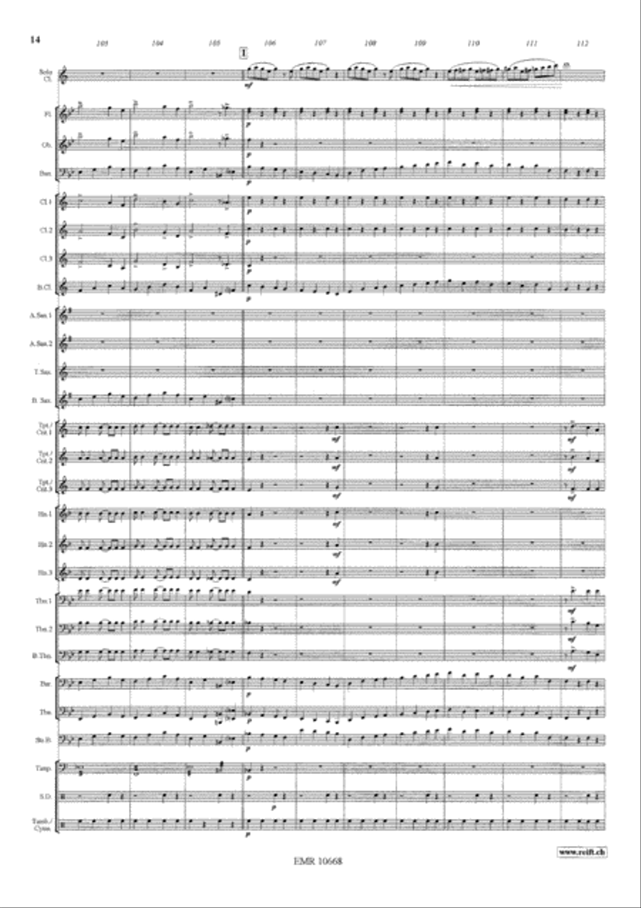 Concertino Concert Band scores gallery preview page 15