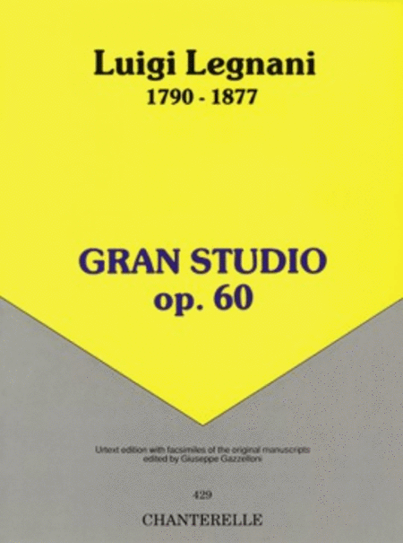 Luigi Legnani: Gran Studio op. 60