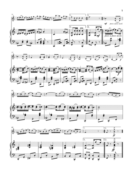 S. Joplin Ragtime Strenuous life for violin and piano