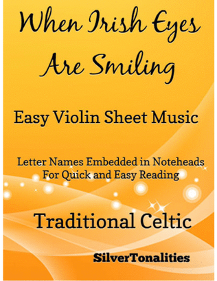 Book cover for When Irish Eyes Are Smiling Easy Violin Sheet Music