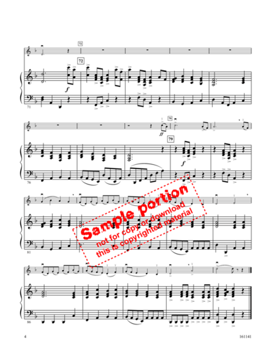 O Come, O Come Emmanuel Violin Solo scores gallery preview page 3