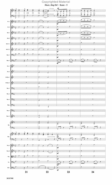 Music, Sing On! - Orchestral Score and CD with Printable Parts