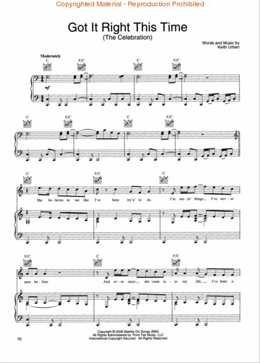 Keith Urban - Greatest Hits Piano, Vocal, Guitar scores gallery preview page 3