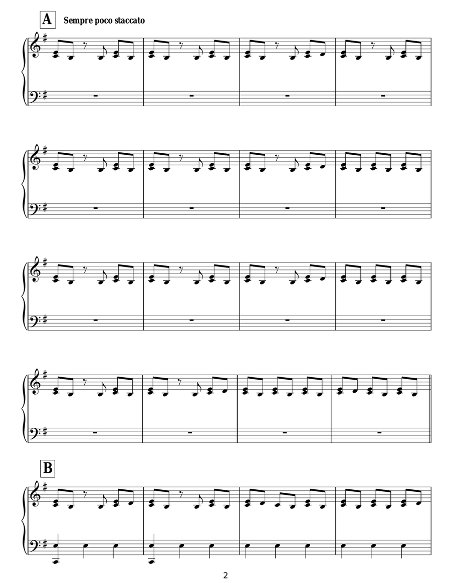 Eros Piano Solo scores gallery preview page 2