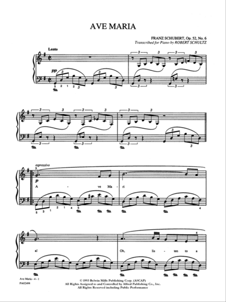 Ave Maria Small Ensemble scores gallery preview page 2
