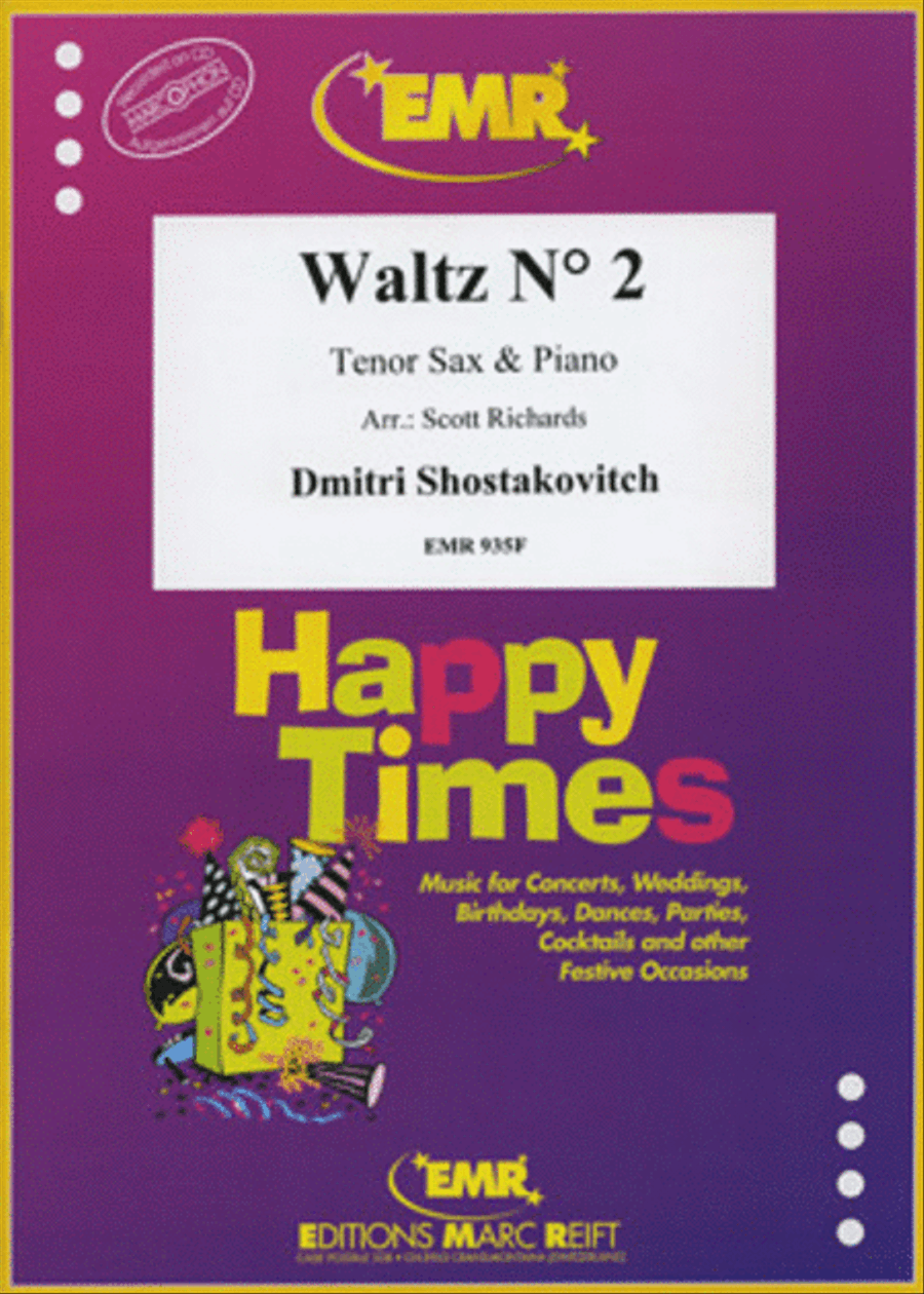 Waltz No. 2 Tenor Saxophone scores gallery preview page 1