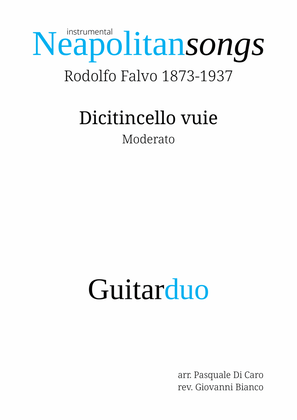 Book cover for Dicitincello vuie