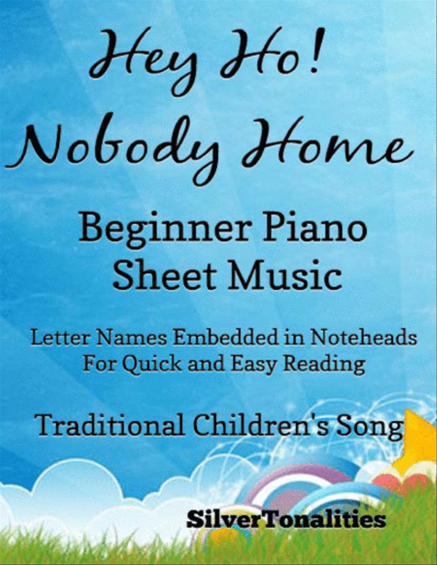 Hey Ho Nobody Home Beginner Piano Sheet Music Piano Method scores gallery preview page 1