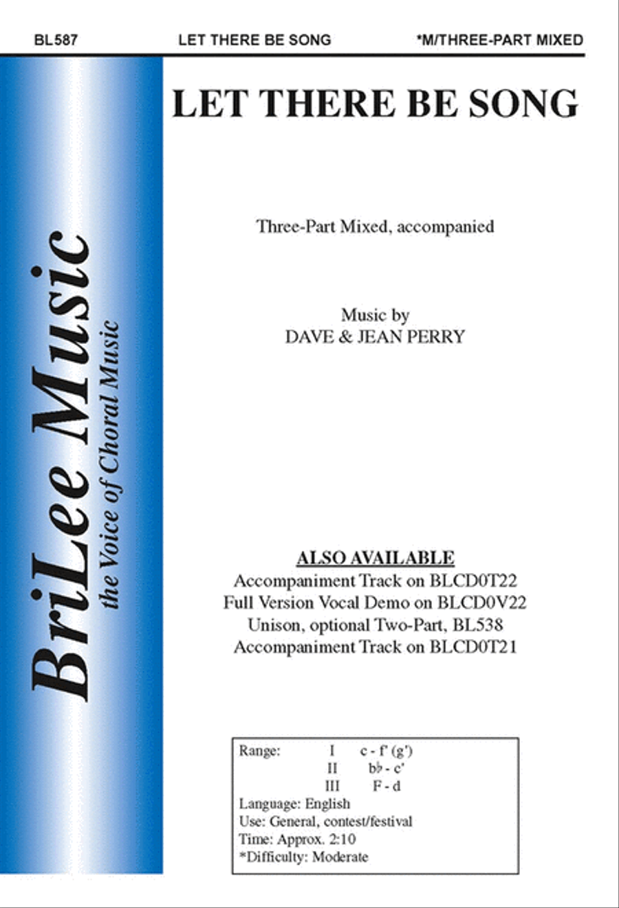 Let There Be Song 3-Part scores gallery preview page 1
