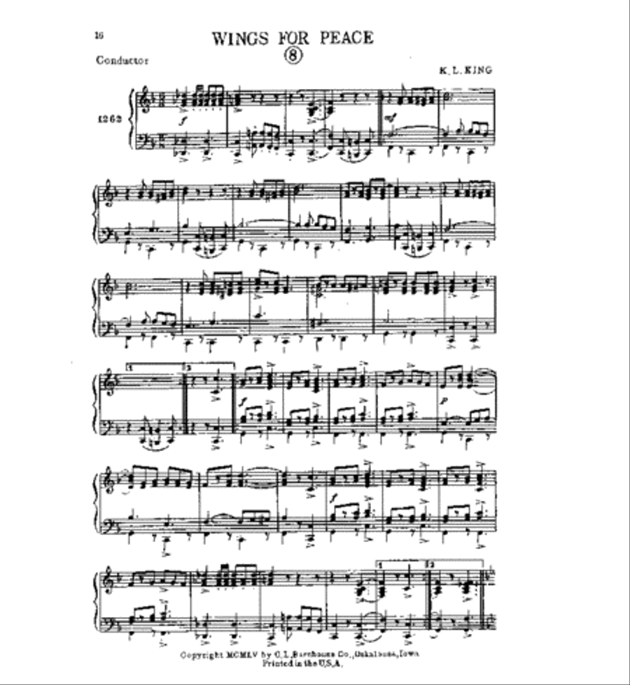 Wings for Peace Condensed Score scores gallery preview page 2