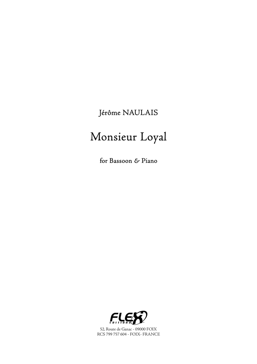 Monsieur Loyal Bassoon scores gallery preview page 1