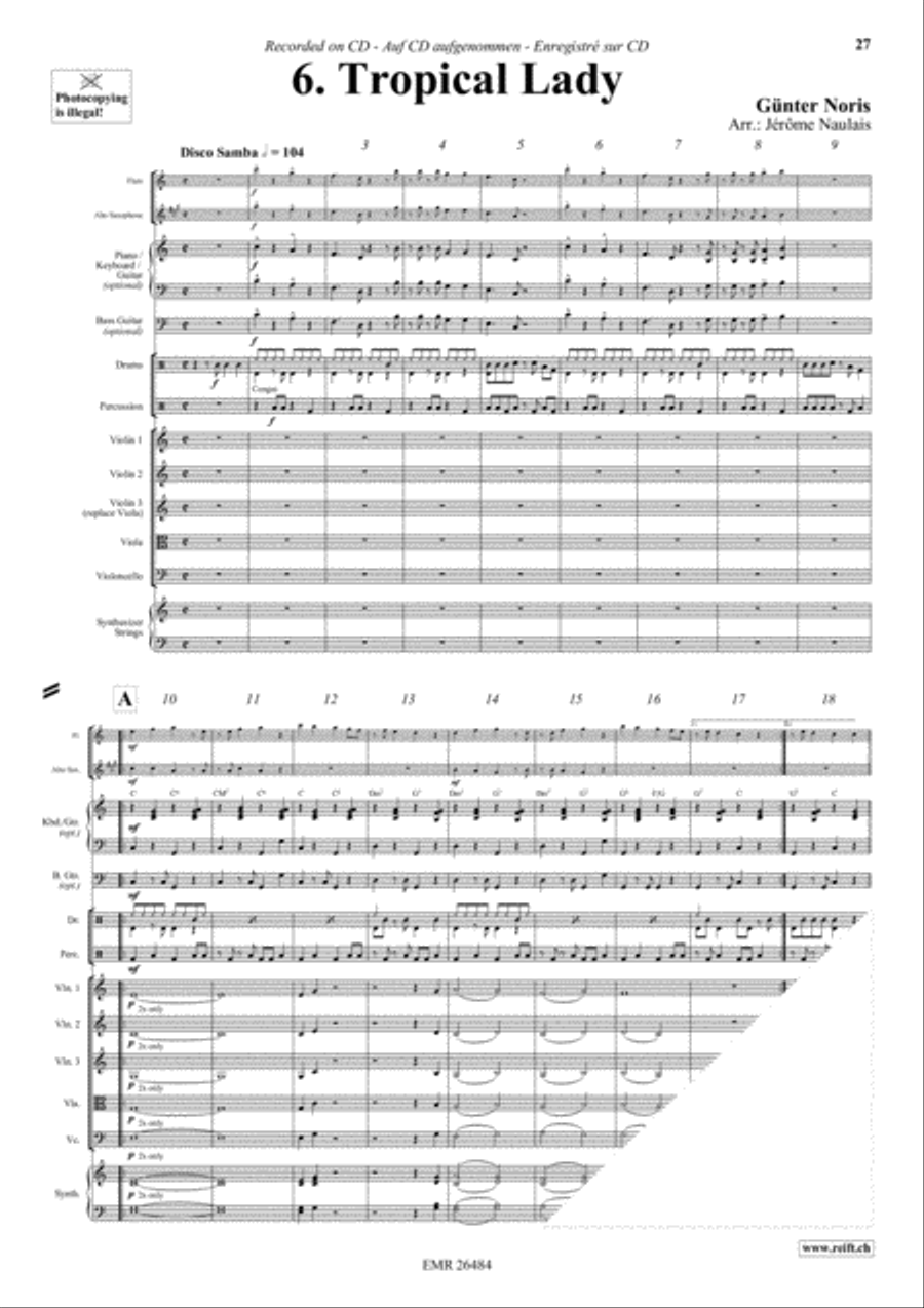Let's Dance Volume 5 Let's Dance Volume 5 Woodwind Ensemble scores gallery preview page 8