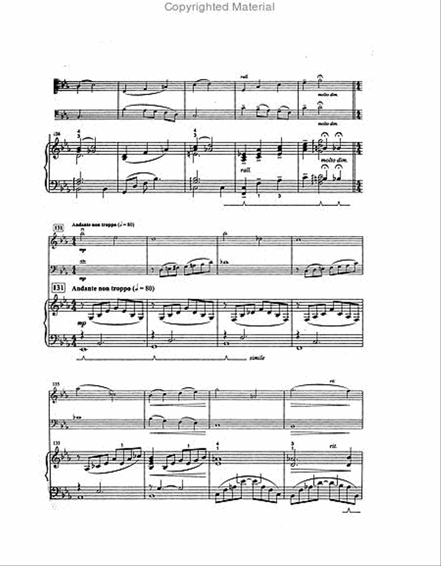 An American Rhapsody Piano Trio No. 2 Piano Trio scores gallery preview page 4