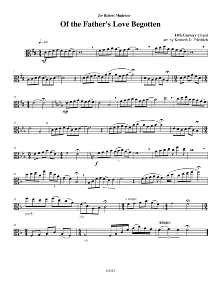 52 Selected Hymns for the Solo Performer - viola Viola Solo scores gallery preview page 3