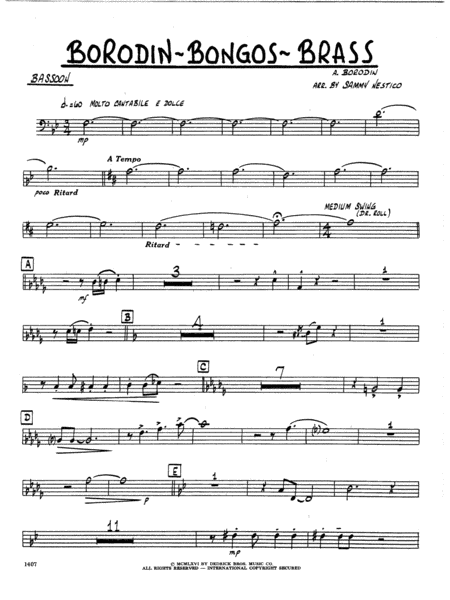 Borodin-Bongos-Brass - Bassoon
