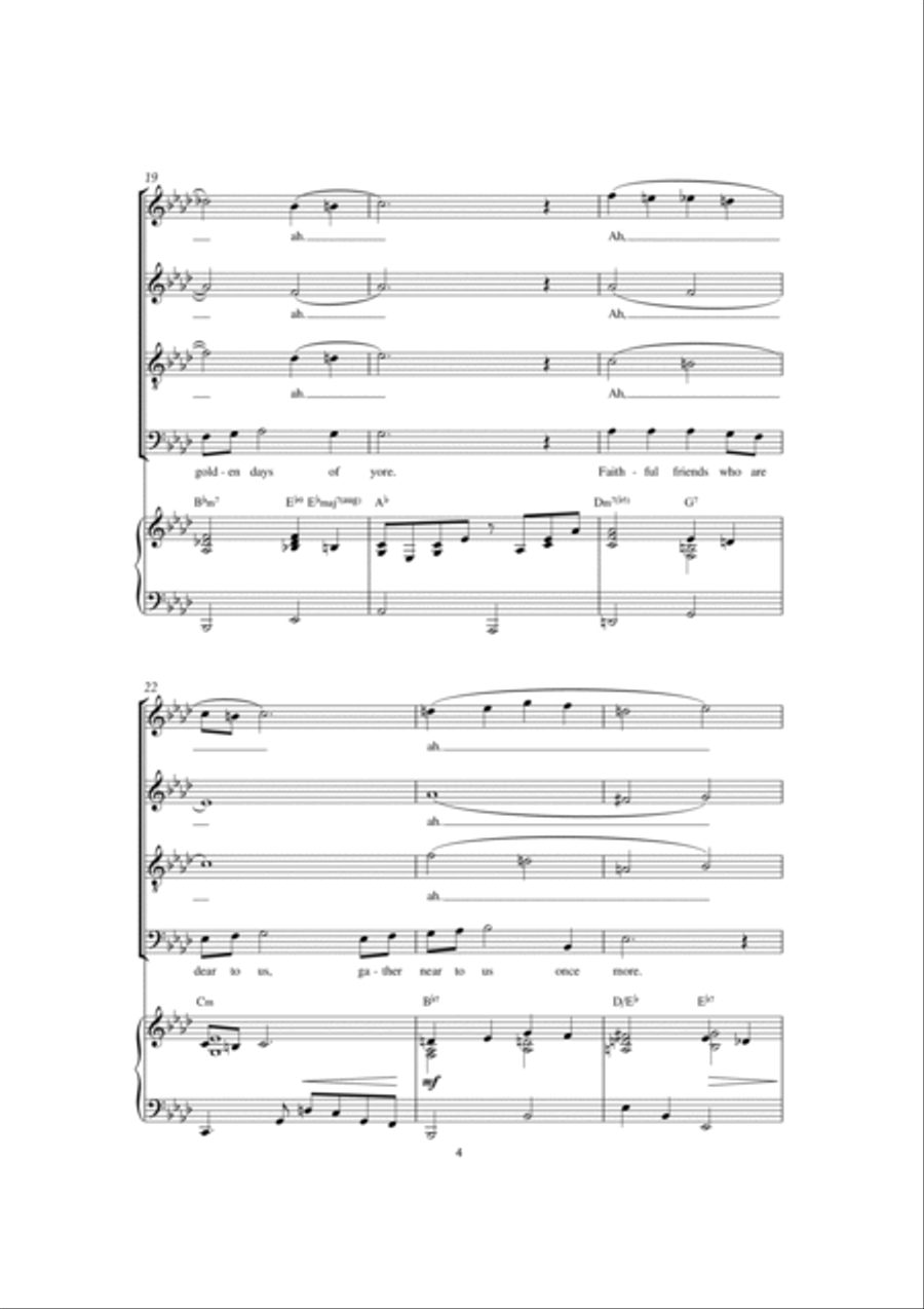 Have Yourself A Merry Little Christmas (arr. Thomas Lydon) 4-Part scores gallery preview page 4