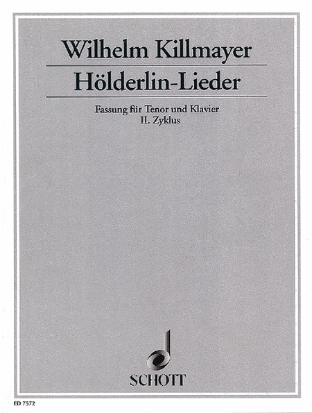 Holderlin Lieder Cycle 2 Tenor/pf