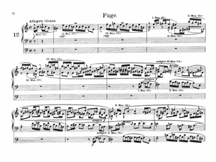 Reger: Twelve Pieces for Organ, Op. 80