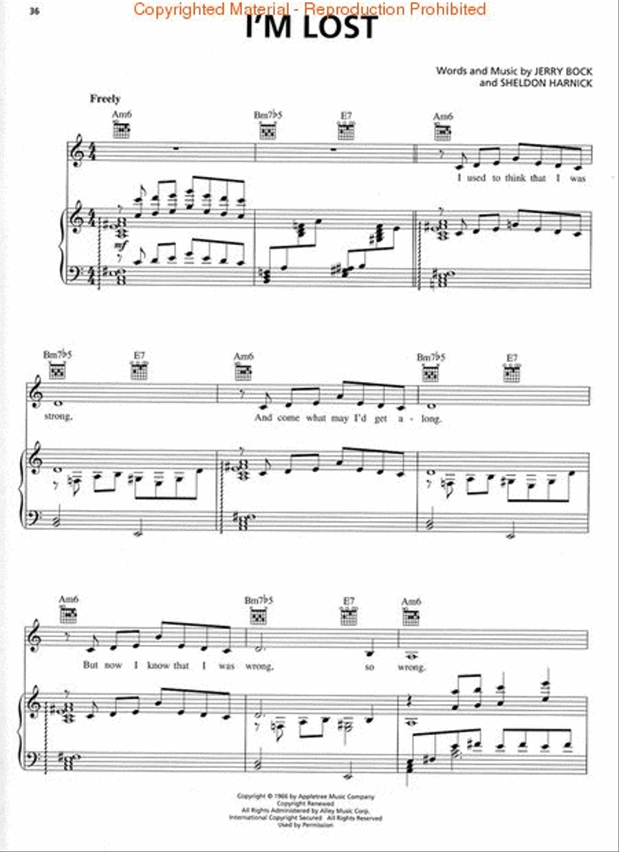 The Apple Tree Piano, Vocal scores gallery preview page 2