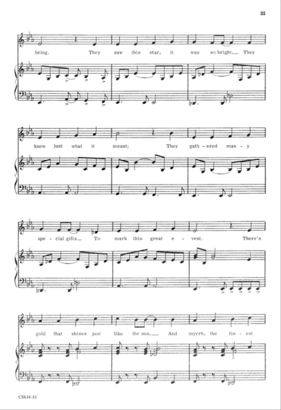 The Brightest Star Unison Choir scores gallery preview page 33