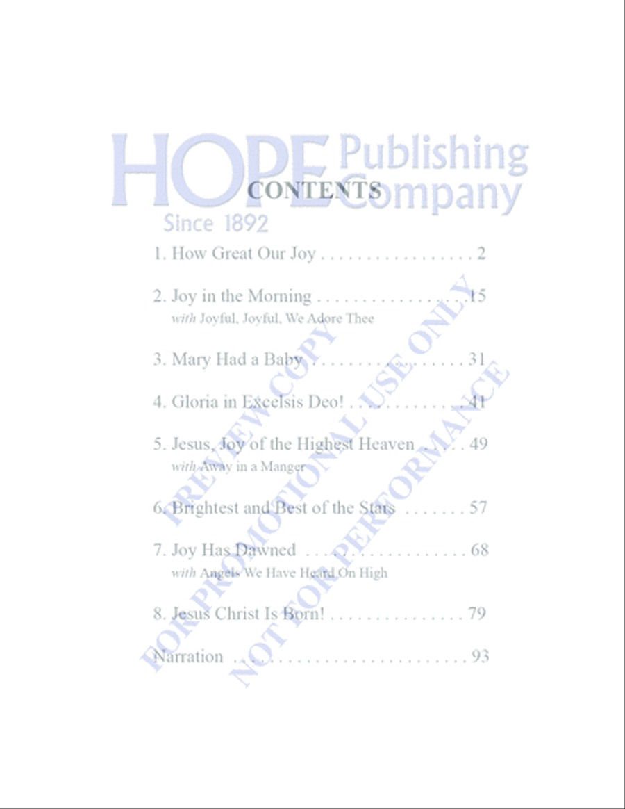 Joy Has Dawned Joy Has Dawned 4-Part scores gallery preview page 7