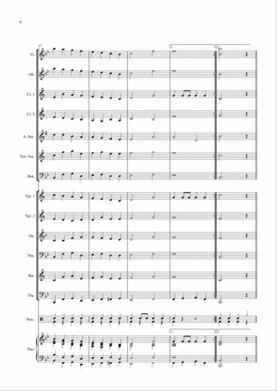 Stately March Stately March Concert Band scores gallery preview page 6