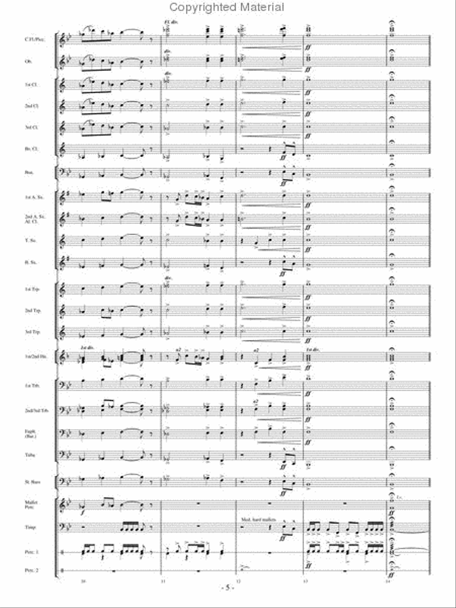 Flight of Valor Concert Band scores gallery preview page 4