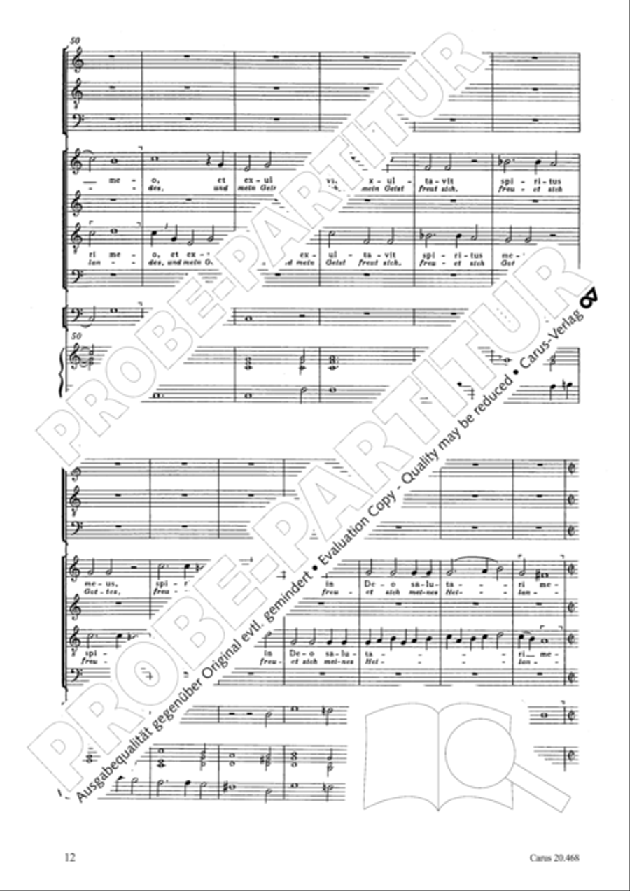 Uppsala-Magnificat 4-Part scores gallery preview page 13