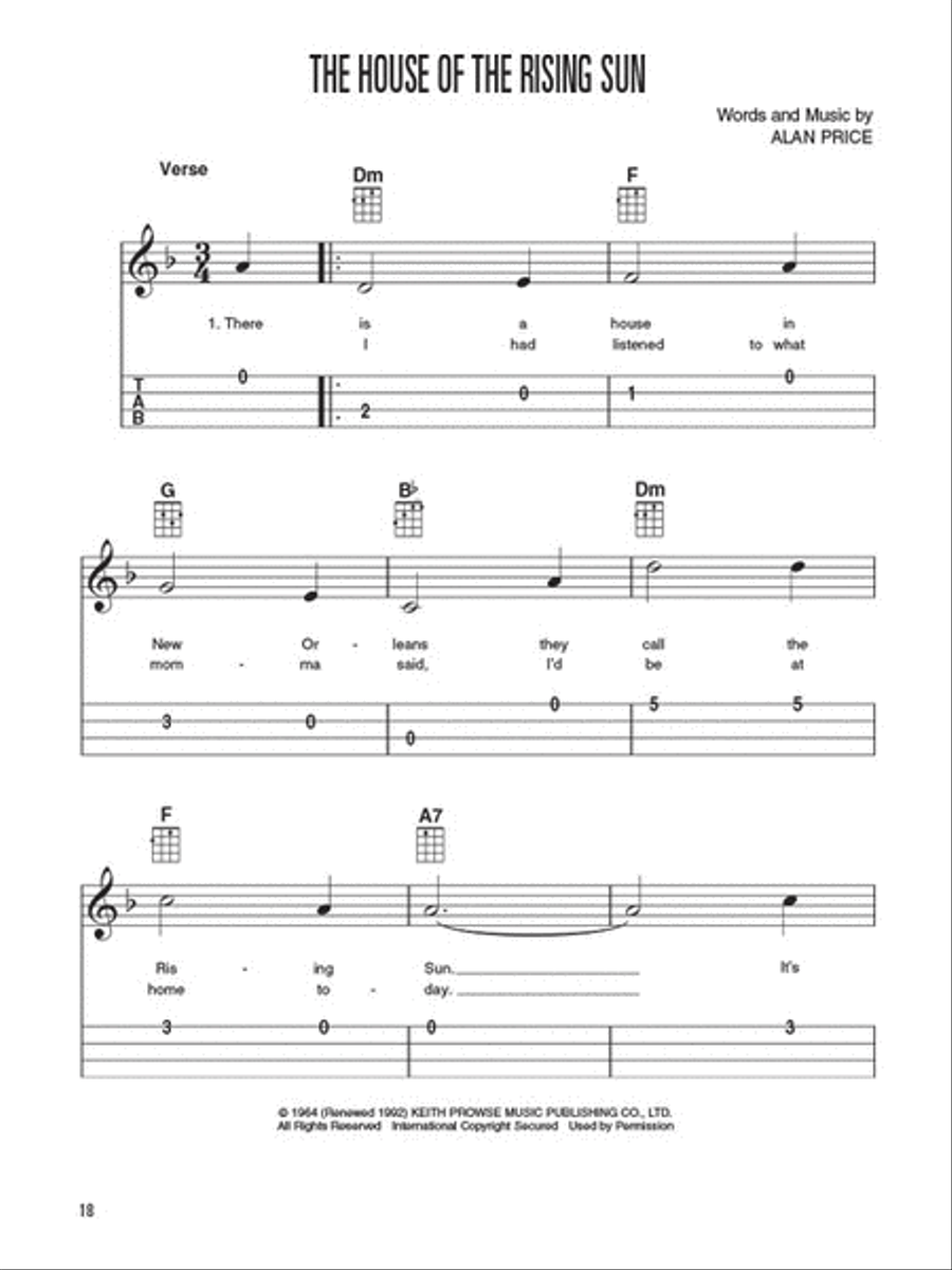 Easy Songs for Ukulele Ukulele scores gallery preview page 6