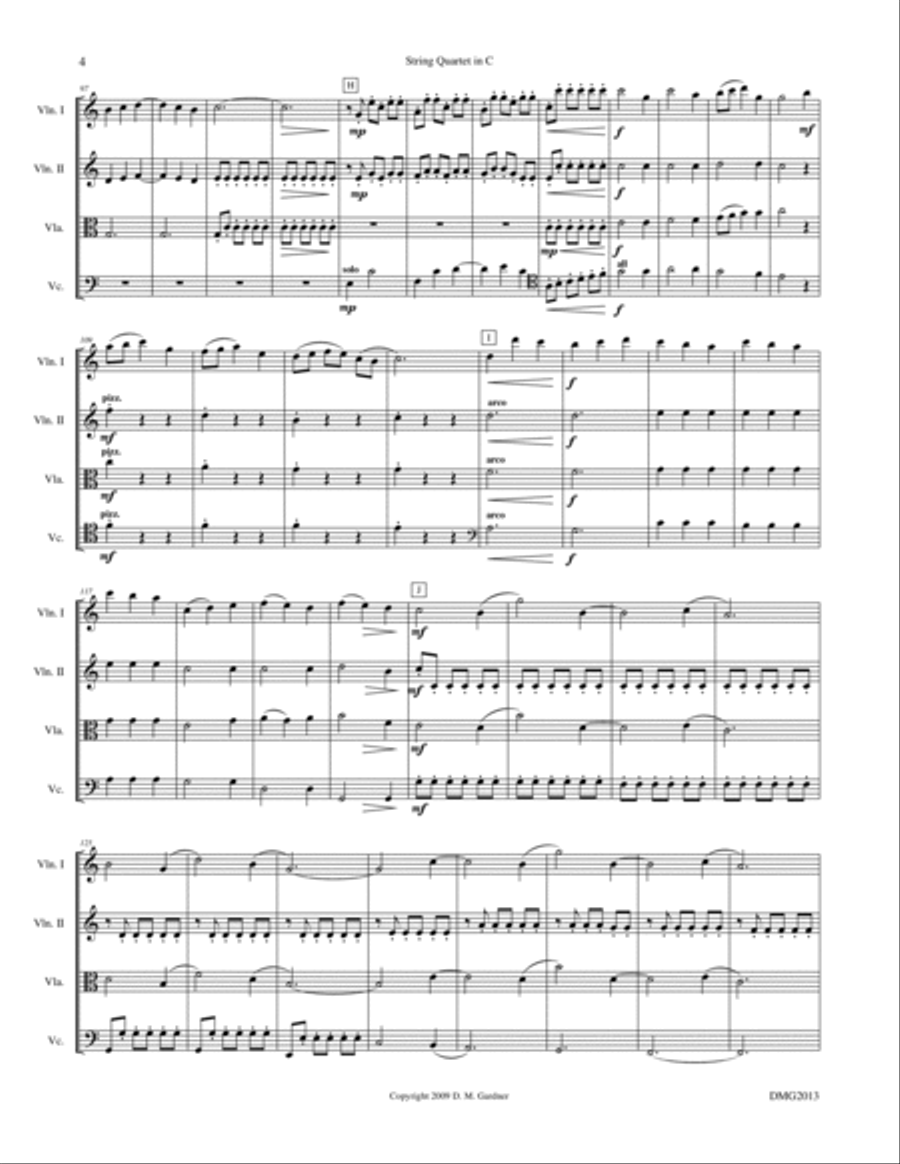 String Quartet in C - 